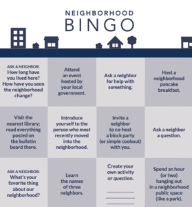 Neighborhood Bingo